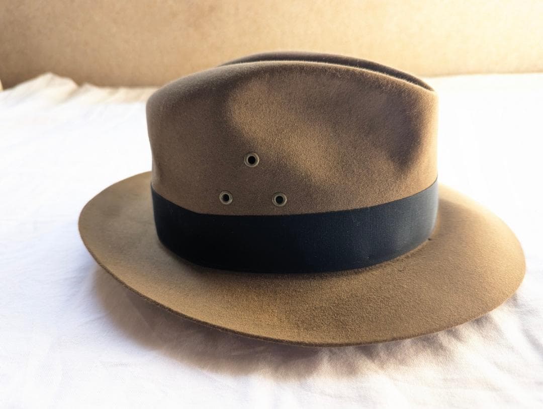 STETSON サファリ 3Xビーバー ヴィンテージ フェドラハット XL