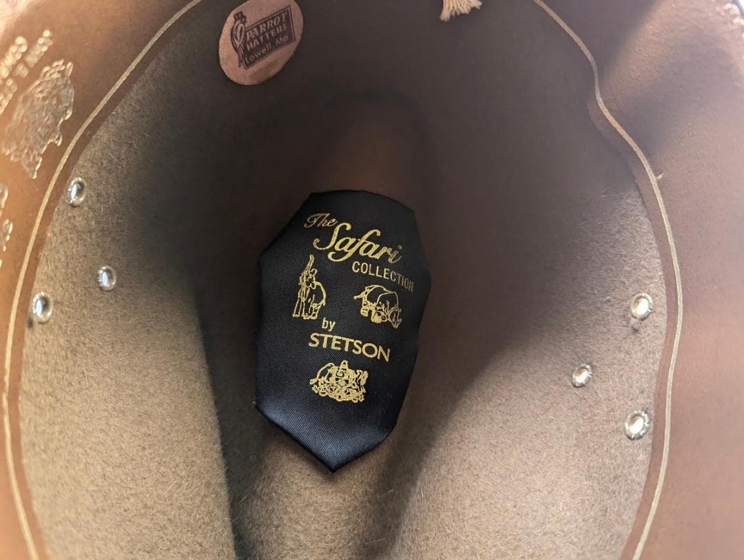 STETSON サファリ 3Xビーバー ヴィンテージ フェドラハット XL