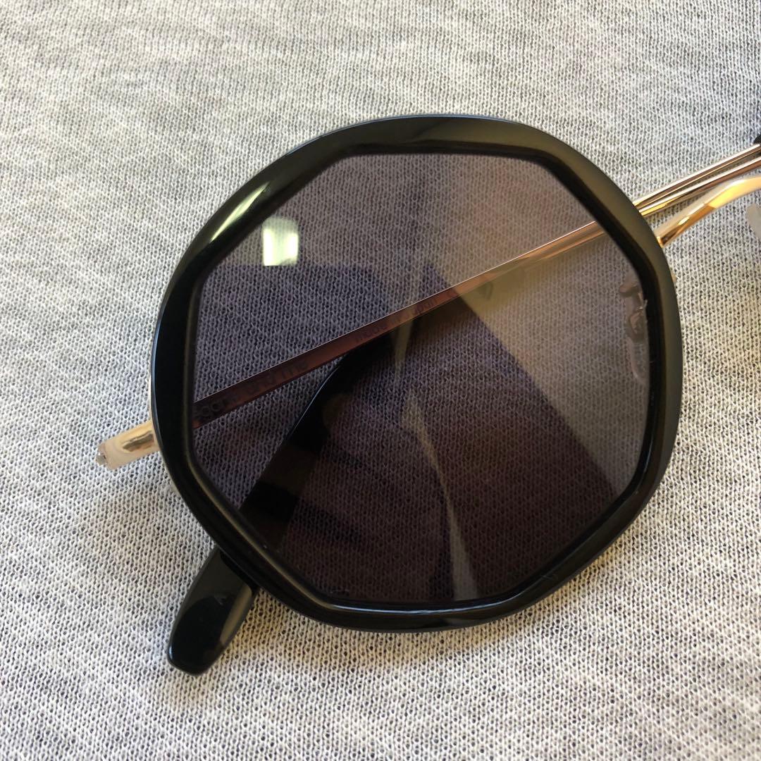 Megane and me サングラス？　眼鏡フレーム　八角形　USED