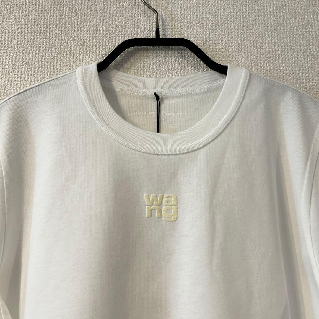 ■alexander wang.t パフロゴ コットン tシャツ Mサイズ■