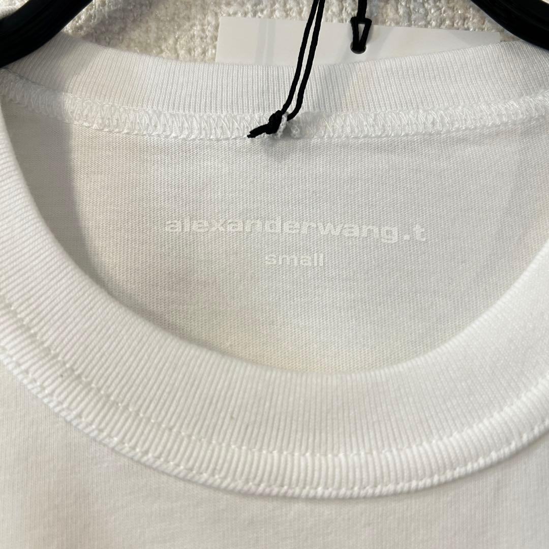 ■alexander wang.t パフロゴ コットン tシャツ Mサイズ■