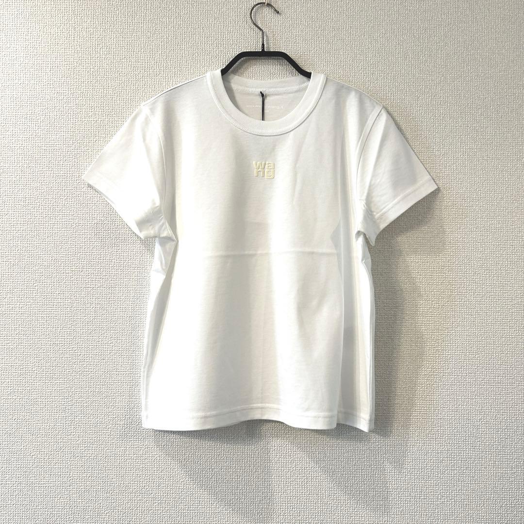 ■alexander wang.t パフロゴ コットン tシャツ Mサイズ■