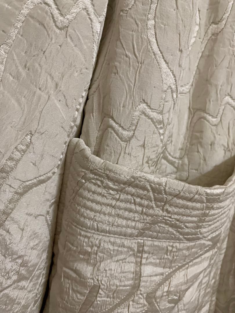 TODAYFUL トゥデイフル　ジャガードパイピングブルゾン　エクリュ36 美品