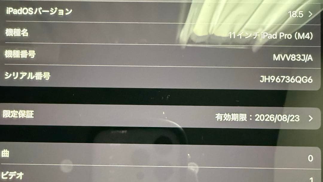 iPad Pro11インチ第7世代 &Apple Pencil Pro付き