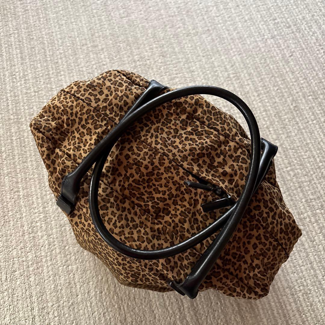 BOTTEGA VENETA ボッテガヴェネタ／レオパード ハンドバッグ 大型