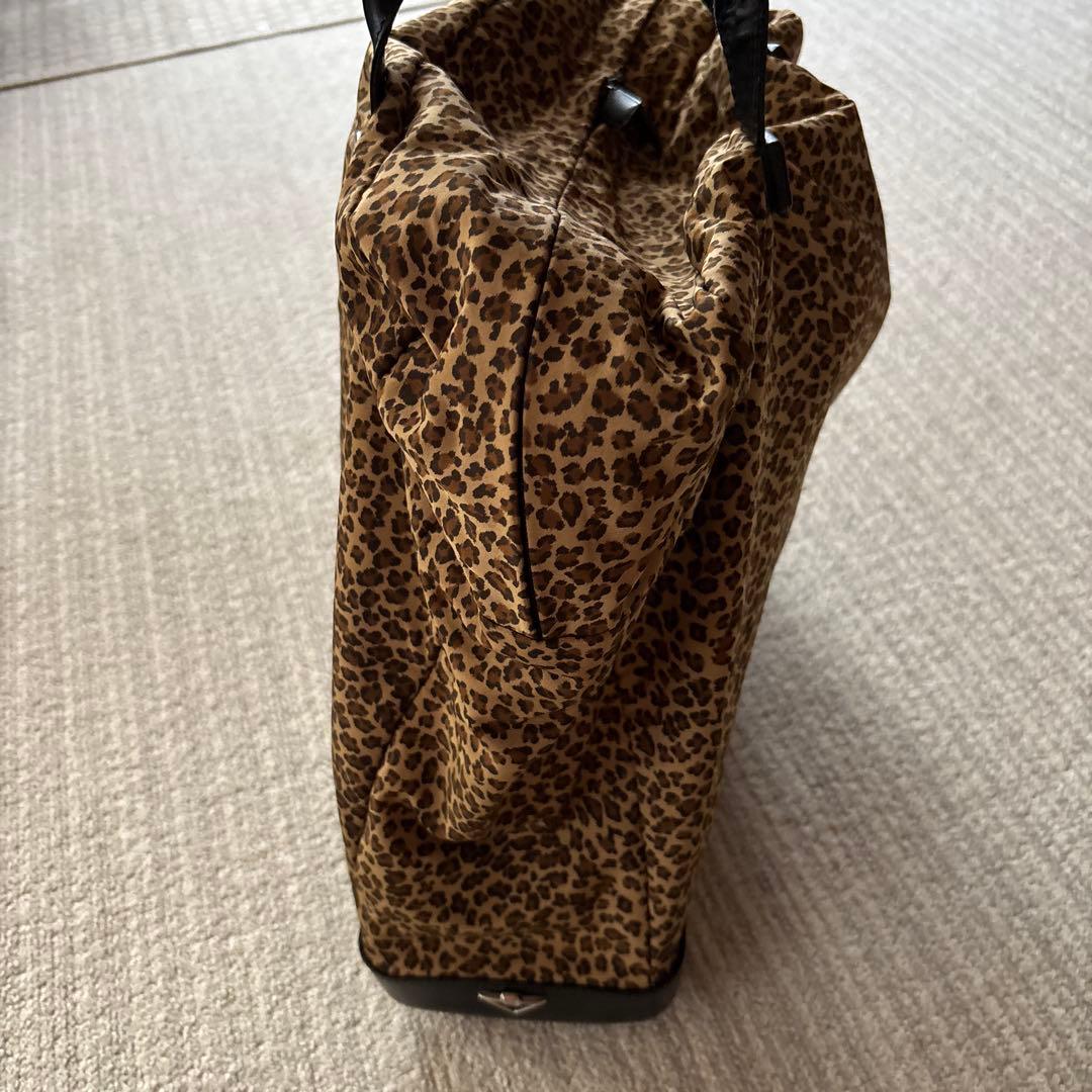 BOTTEGA VENETA ボッテガヴェネタ／レオパード ハンドバッグ 大型