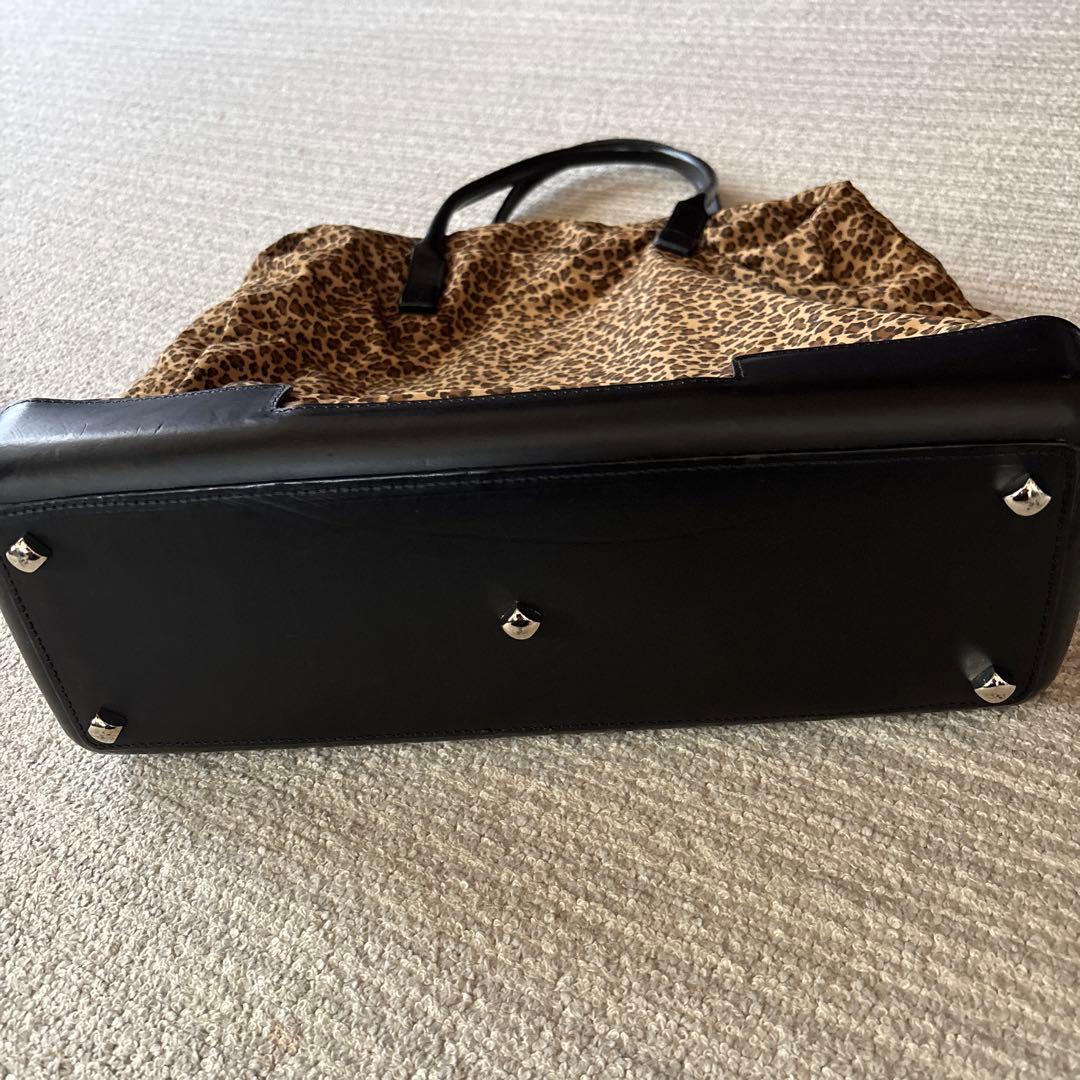 BOTTEGA VENETA ボッテガヴェネタ／レオパード ハンドバッグ 大型