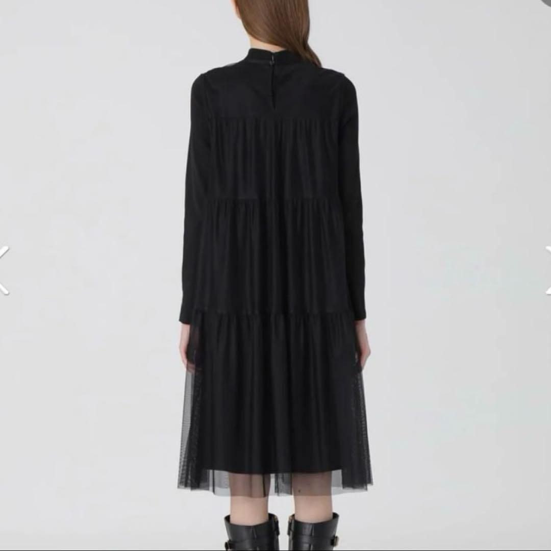 ブルーレーベルソフトチュールセットドレスブラックサイズ38