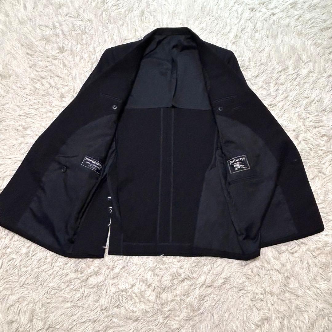 希少　バーバリーズ　テーラードジャケット　7 ネイビー系　金ボタン　ダブル