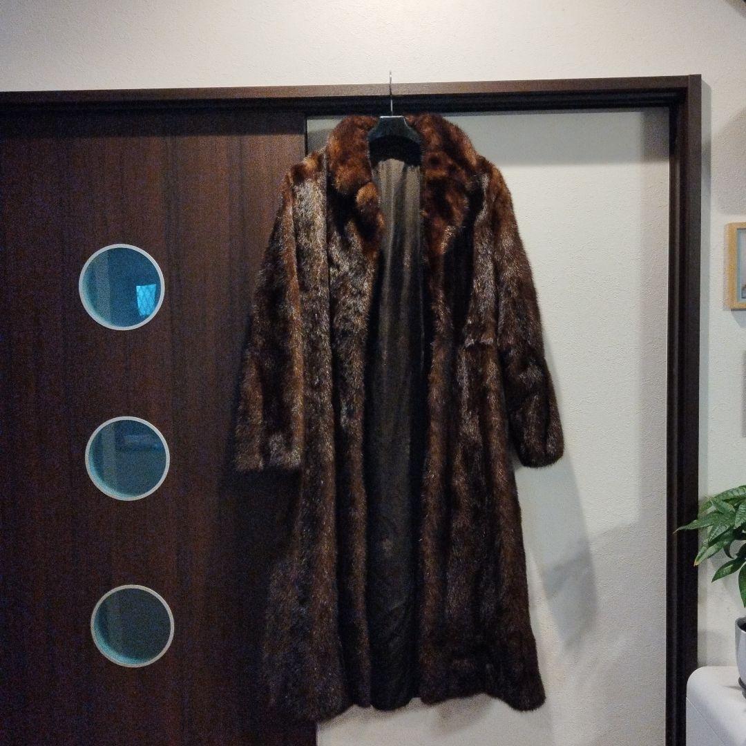 サガミンク　ロングコート　銀サガ　銀タグ