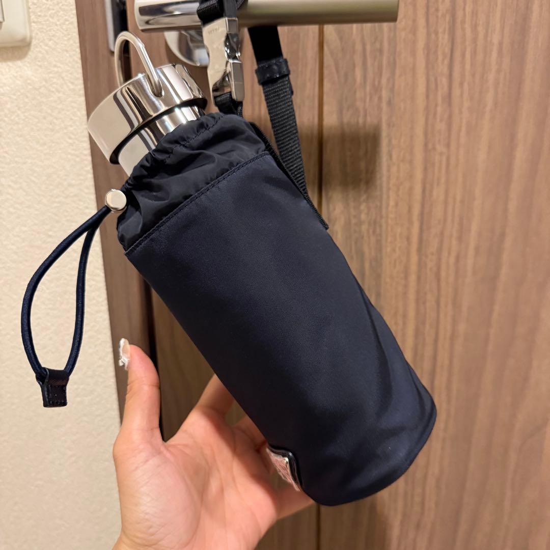 PRADA スチールタンブラー水筒　カバー付き