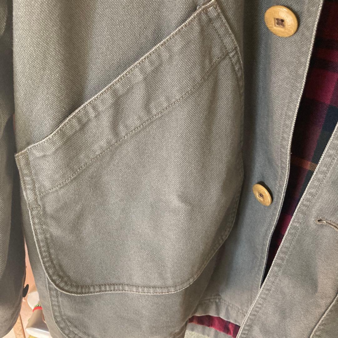 10s L.L .Bean　カーキ　カバーオール　フィールドコート