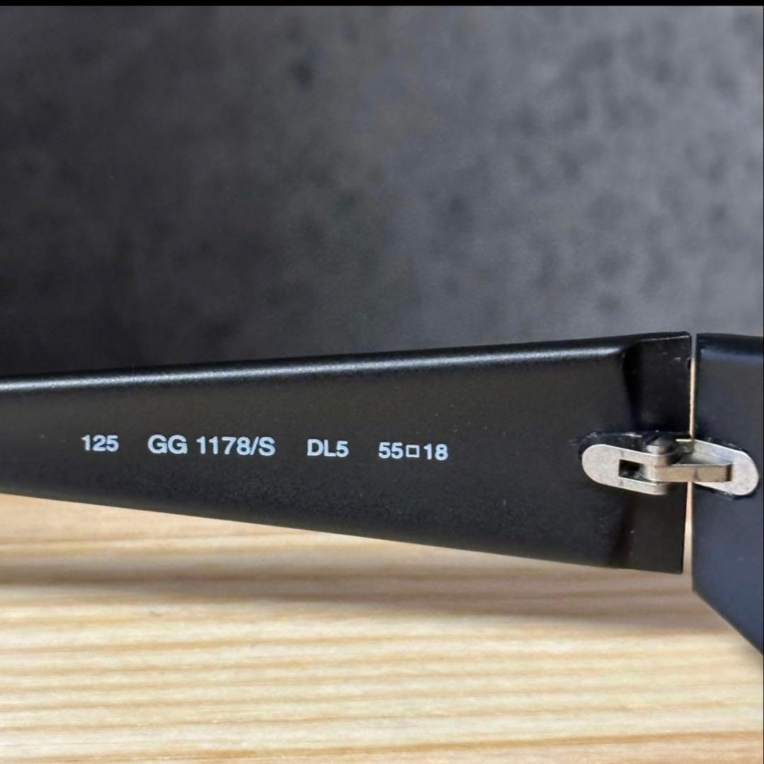 激レア！　GUCCI GG 1178/S DL5ブラックサングラス