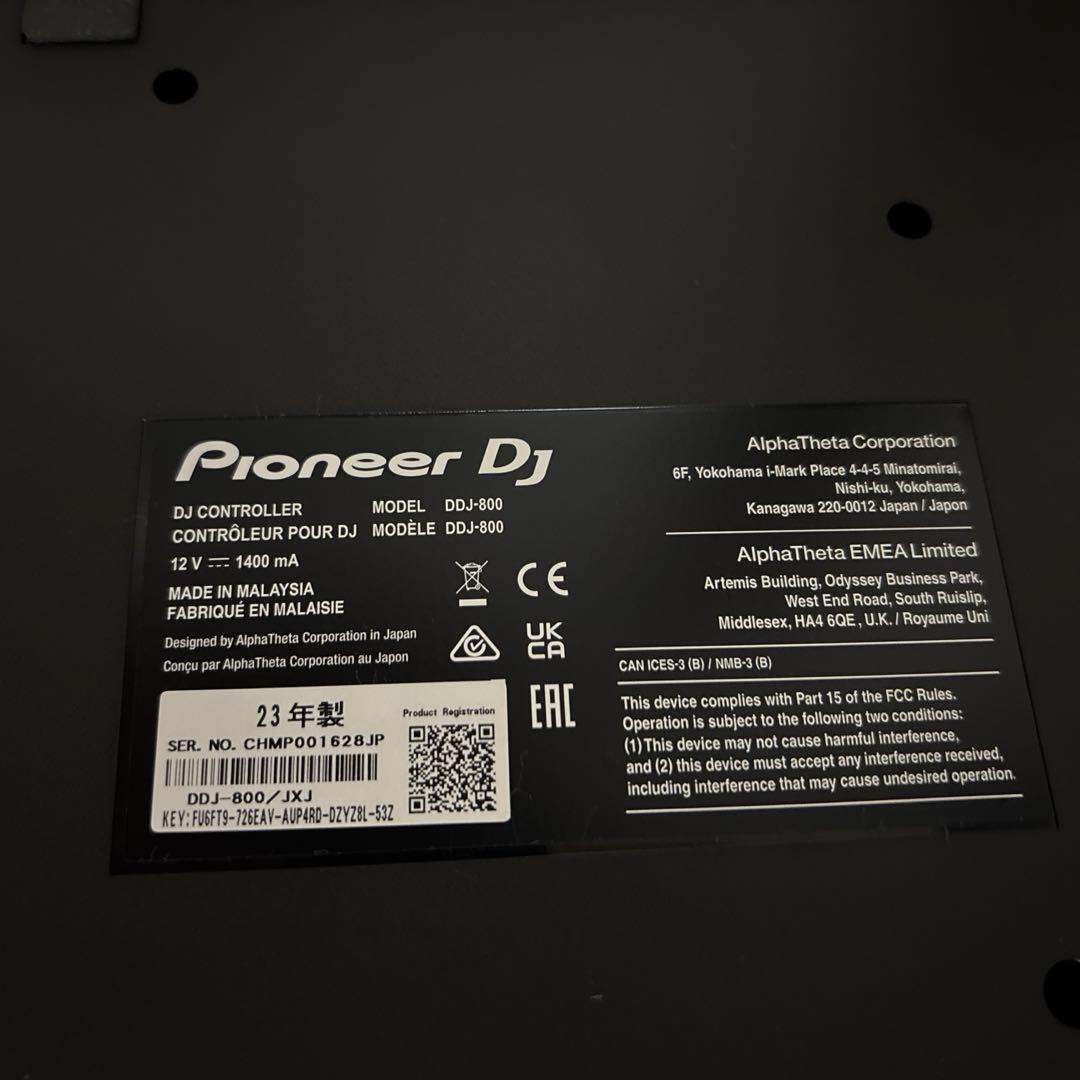 DJ機材 pioneer ddj800