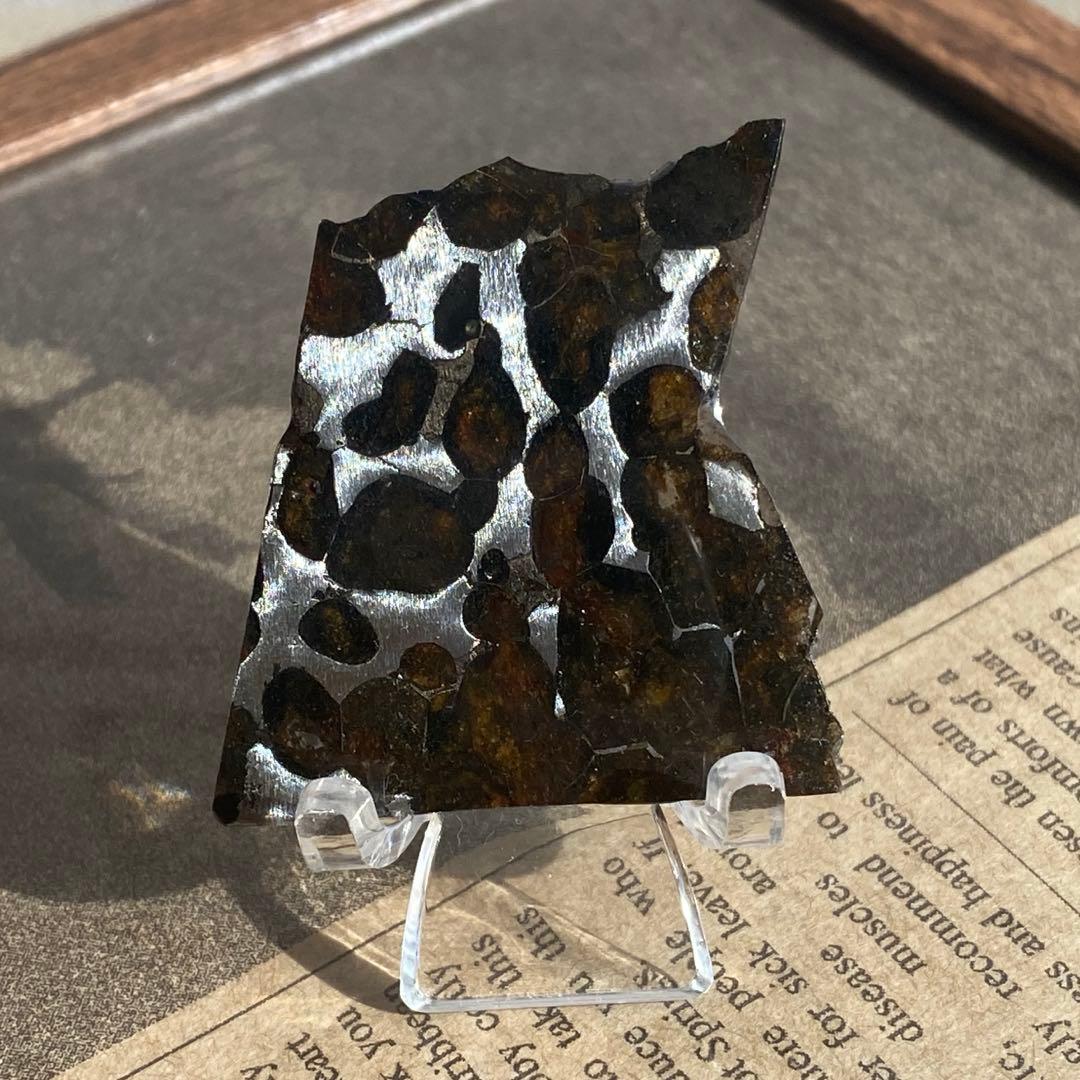 k*い様 希少 パラサイト隕石 プレート 天然石