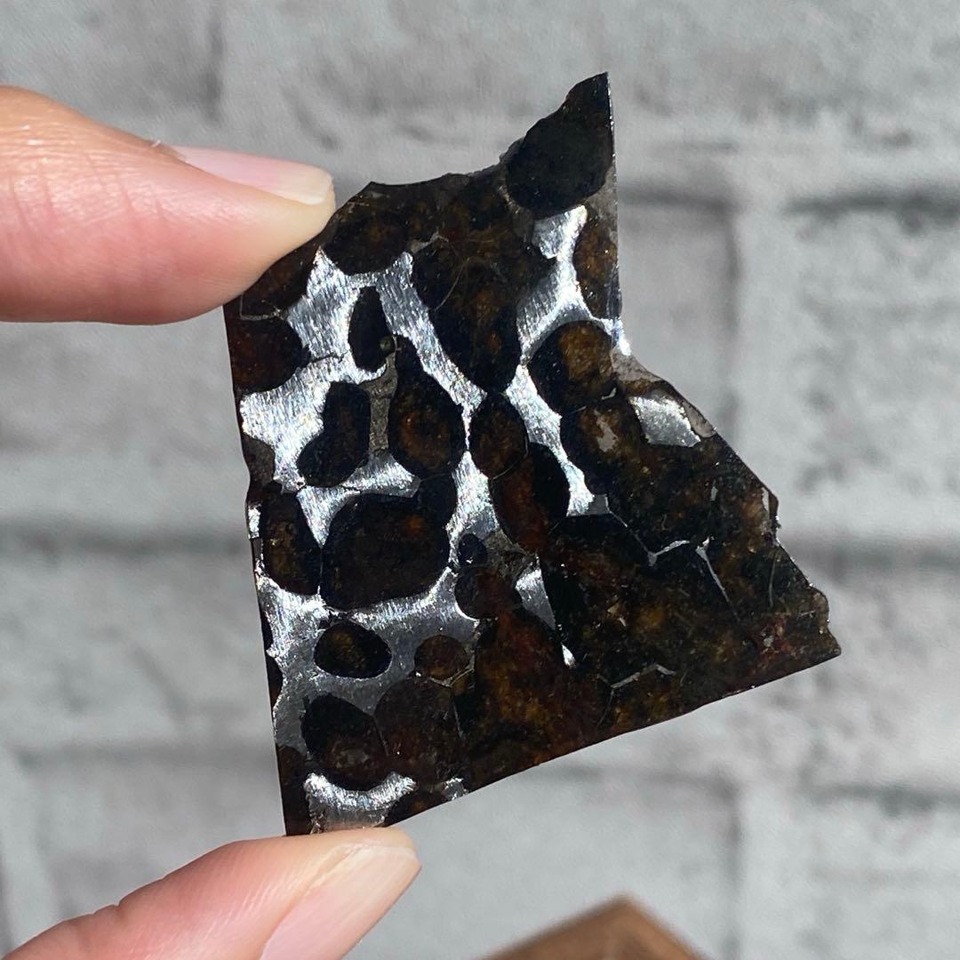 k*い様 希少 パラサイト隕石 プレート 天然石