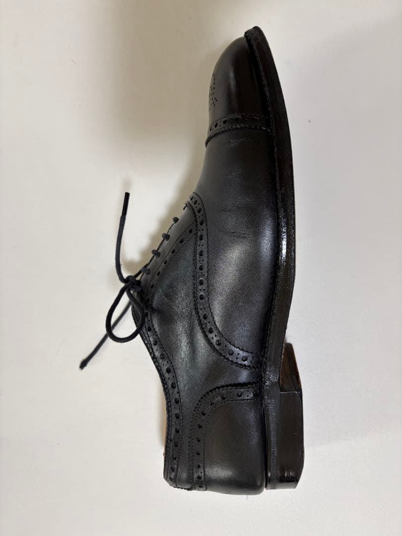 Alden オールデン ブラックカーフ セミブローグ 7.5 ジャンク品