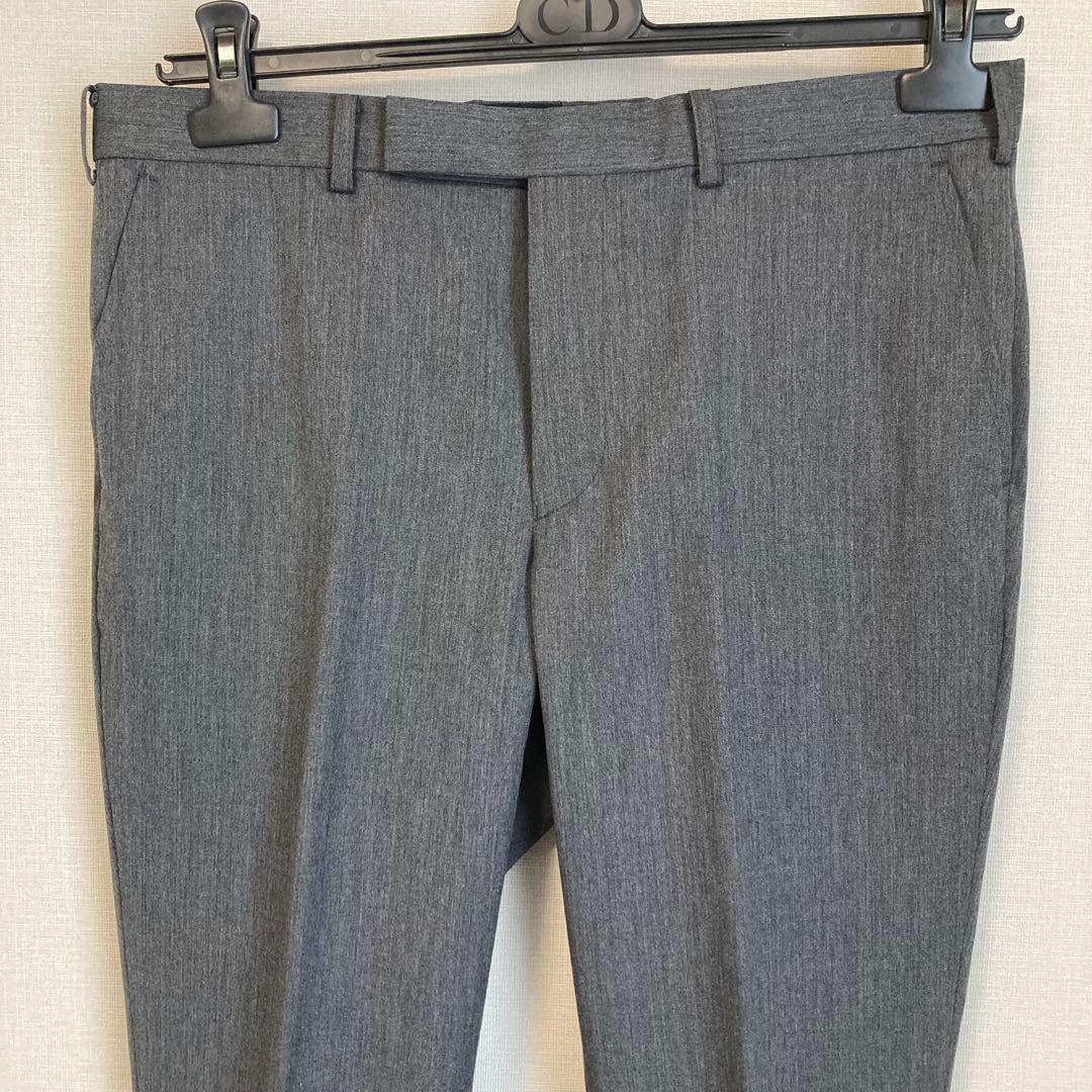 JOHN LAWRENCE SULLIVAN ウールスラックス グレー