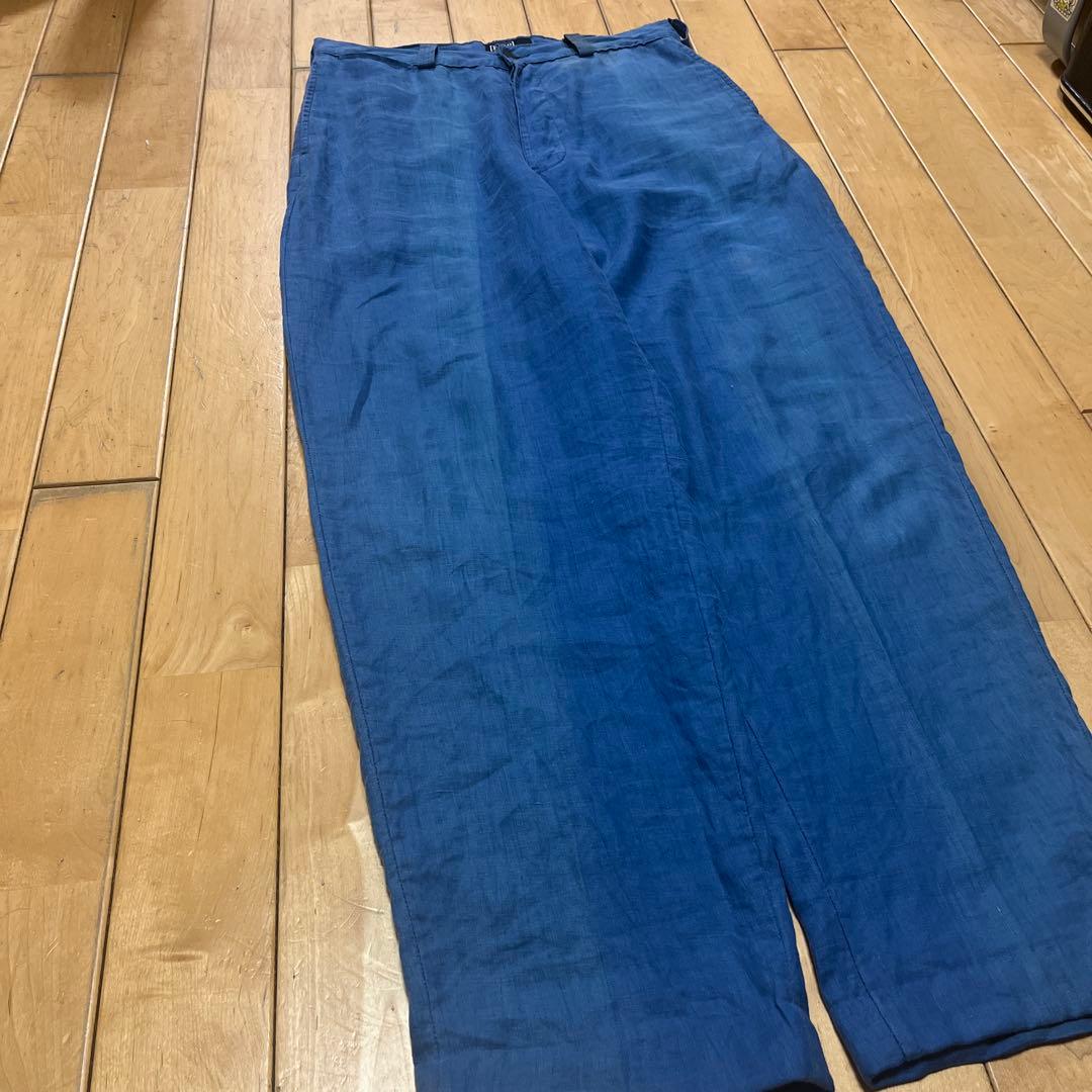 USA製 80s 90s Ralph Lauren ワイド リネン スラックス
