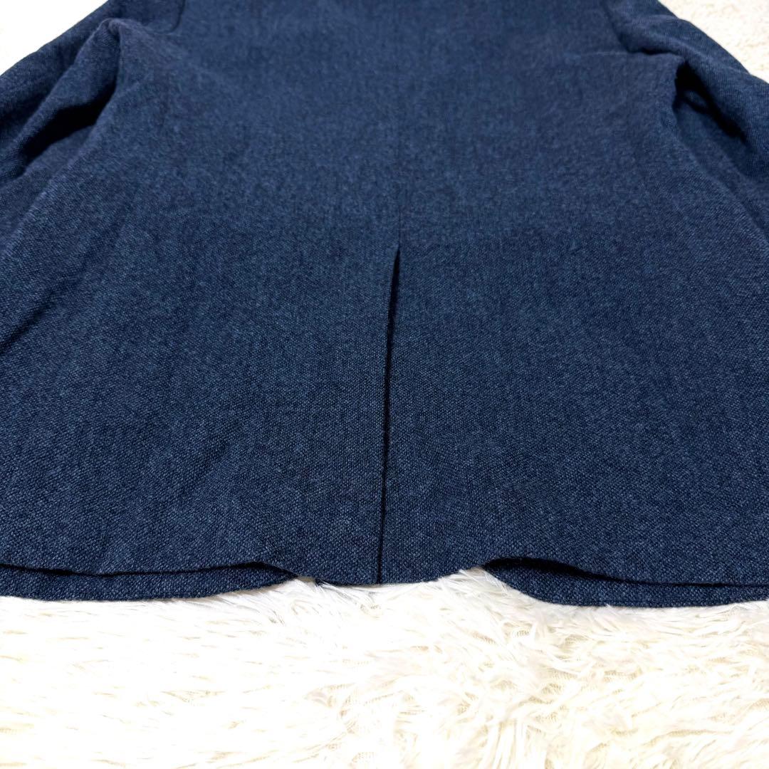 トゥモローランド MOON ウールツイード ジャケット ネイビー 48