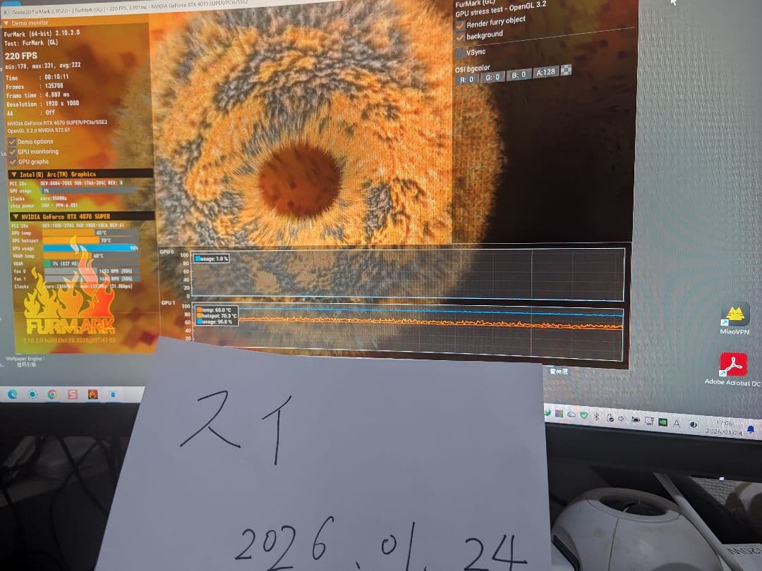 ​玄人志向RTX4070 SUPER+eGPUドック(Oculink) セット