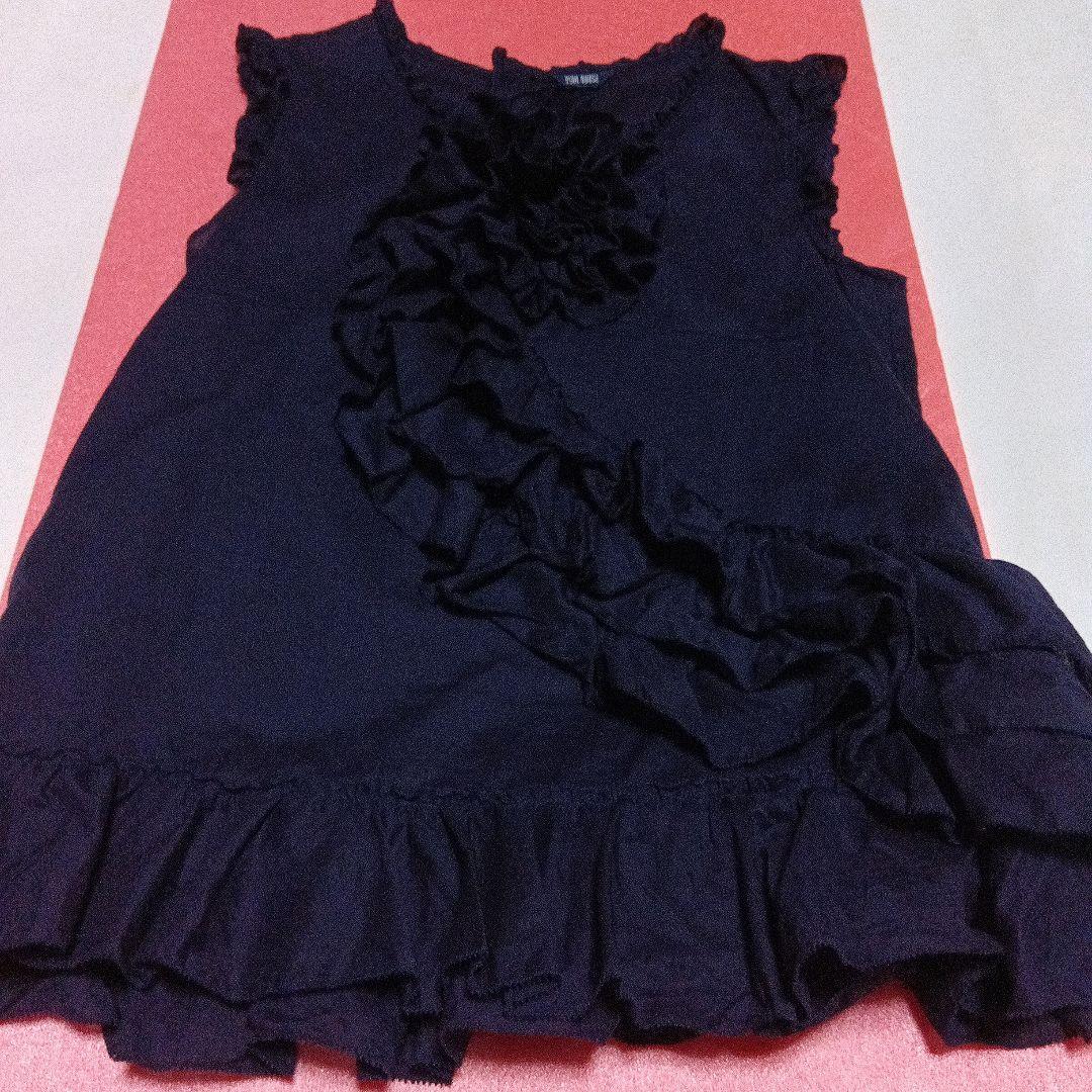 神*】様 美品✨️ PINK HOUSE ピンクハウス フリル ベスト ノースリ