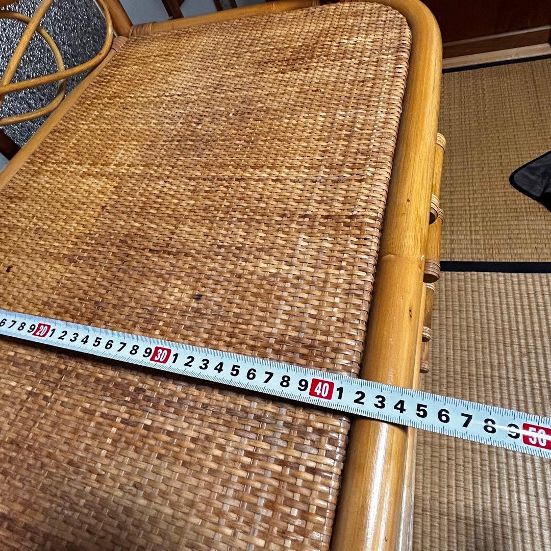 ラタン籐チェスト 家具 4段 タンス　レトロ アンティーク