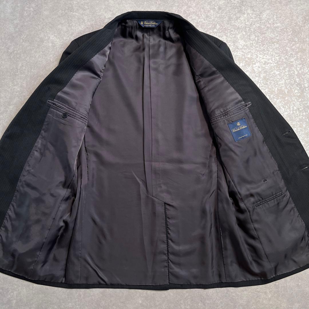 ブルックスブラザーズ スーツセットアップ グレーストライプ 40R/34W