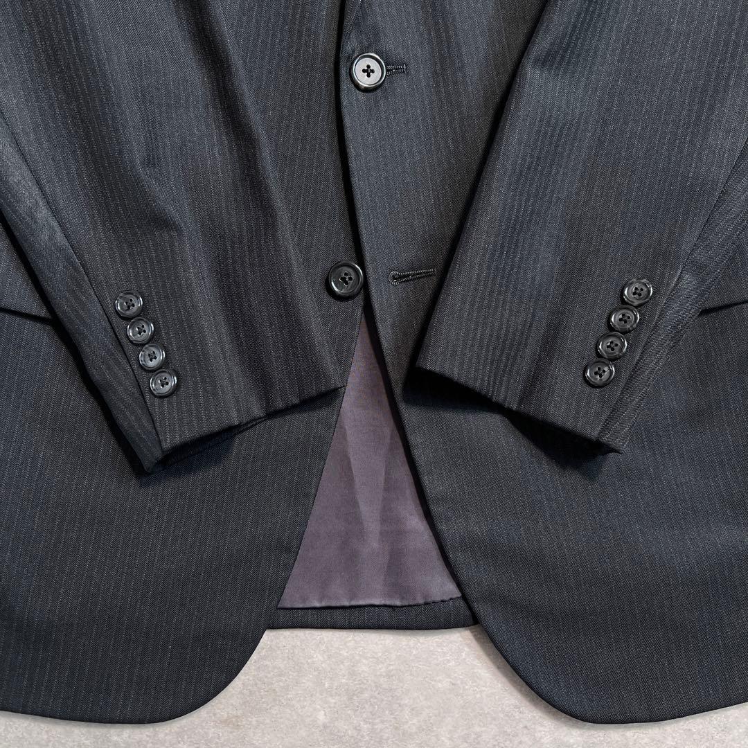 ブルックスブラザーズ スーツセットアップ グレーストライプ 40R/34W