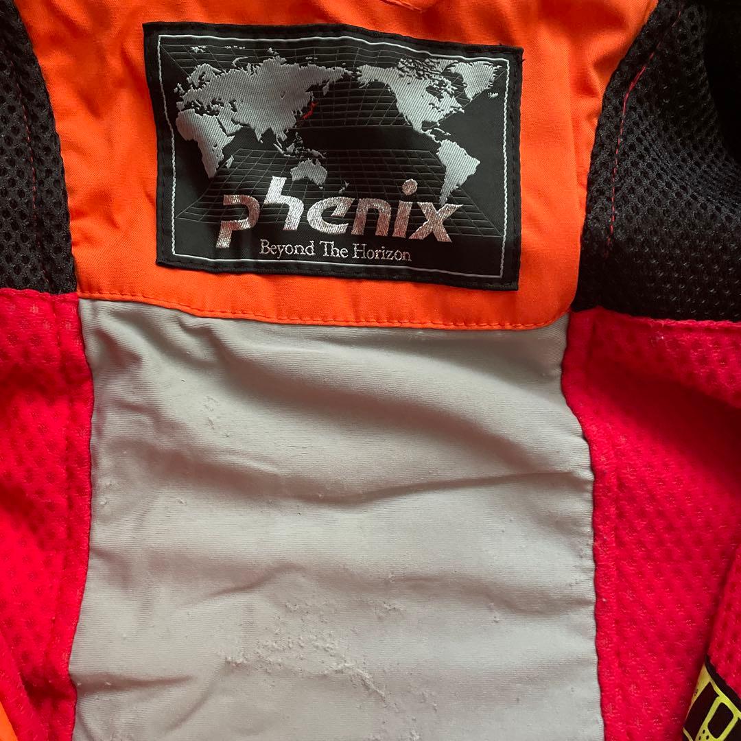 ゆきぽ　phenix オレンジ スキーウェア フード付き　上下