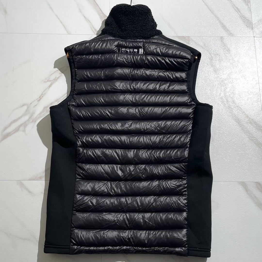 極美品 新作 ムータマリン セットアップ ダウンベスト パンツ ウェット切り替え