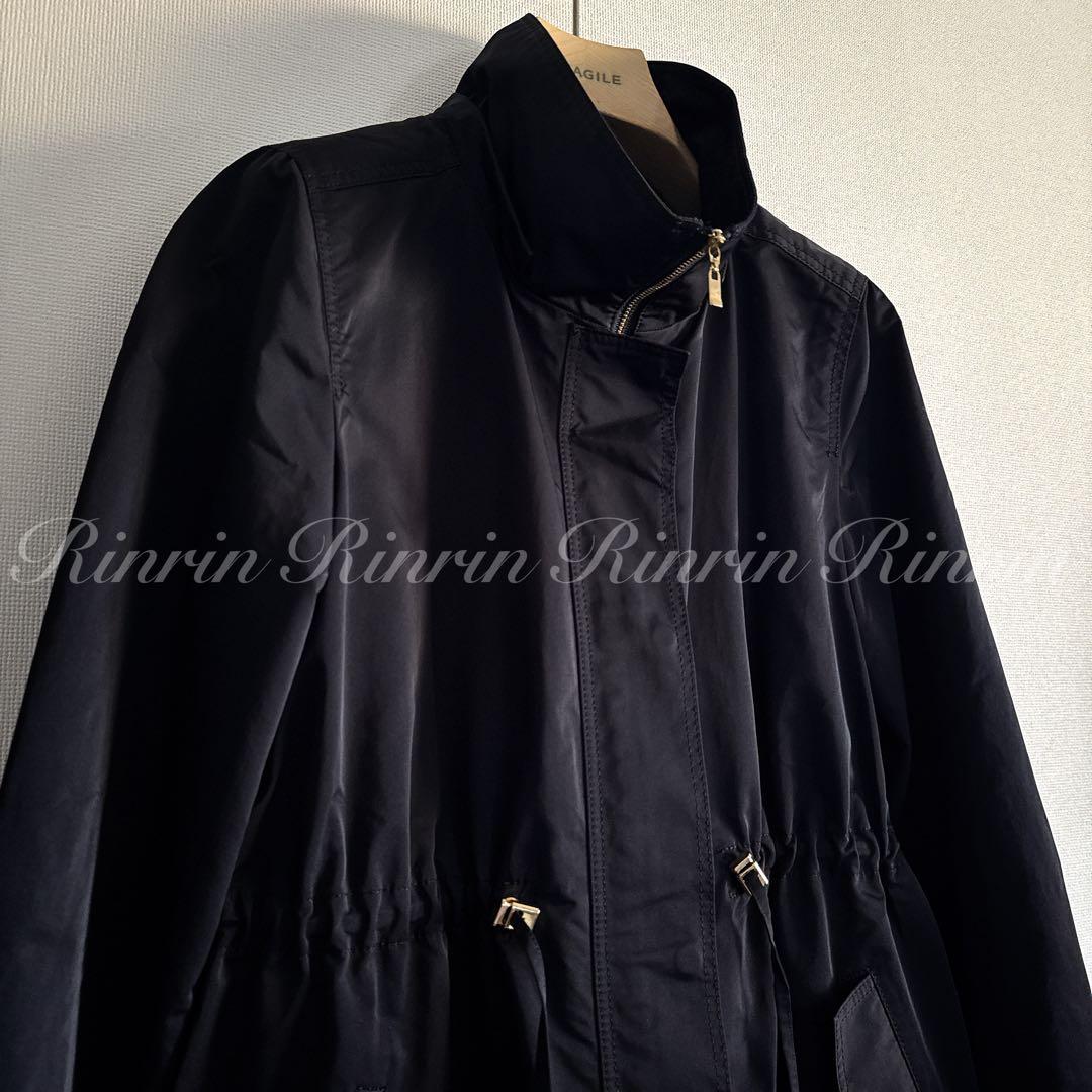 ANAYI ブライトツイルライナー付モッズコート 36