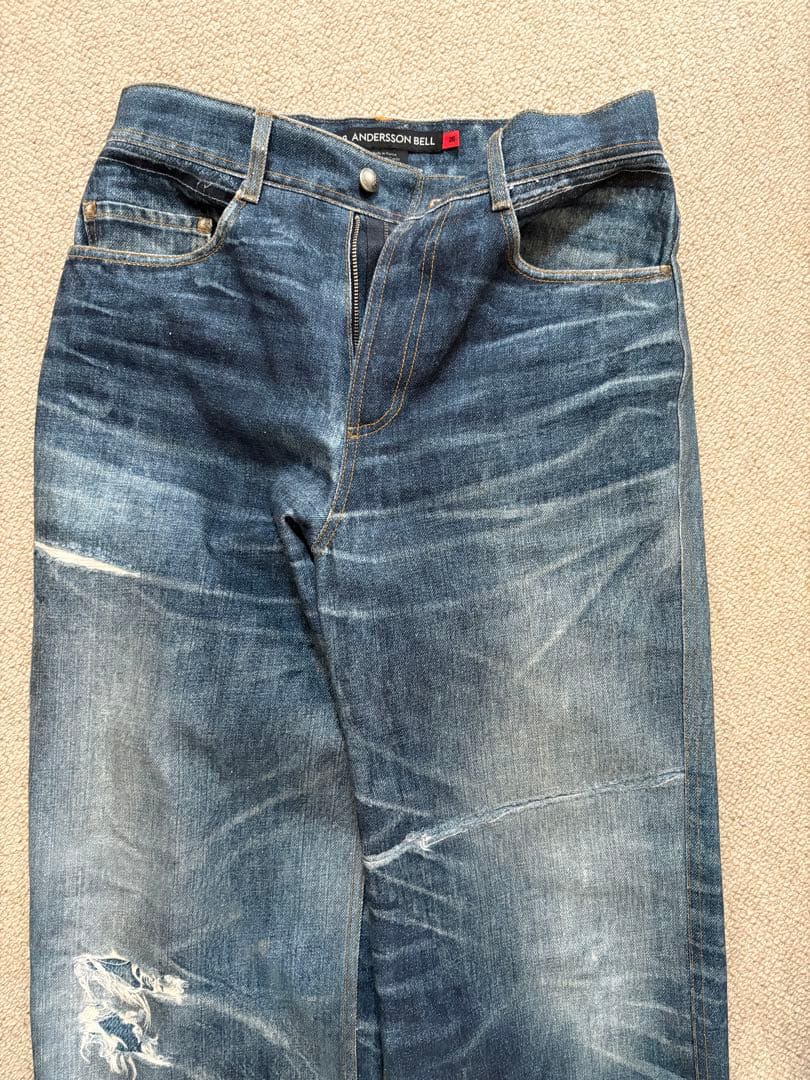 ぬぬぬさんAnderson bell デニムパンツ26 トロンプルイユ