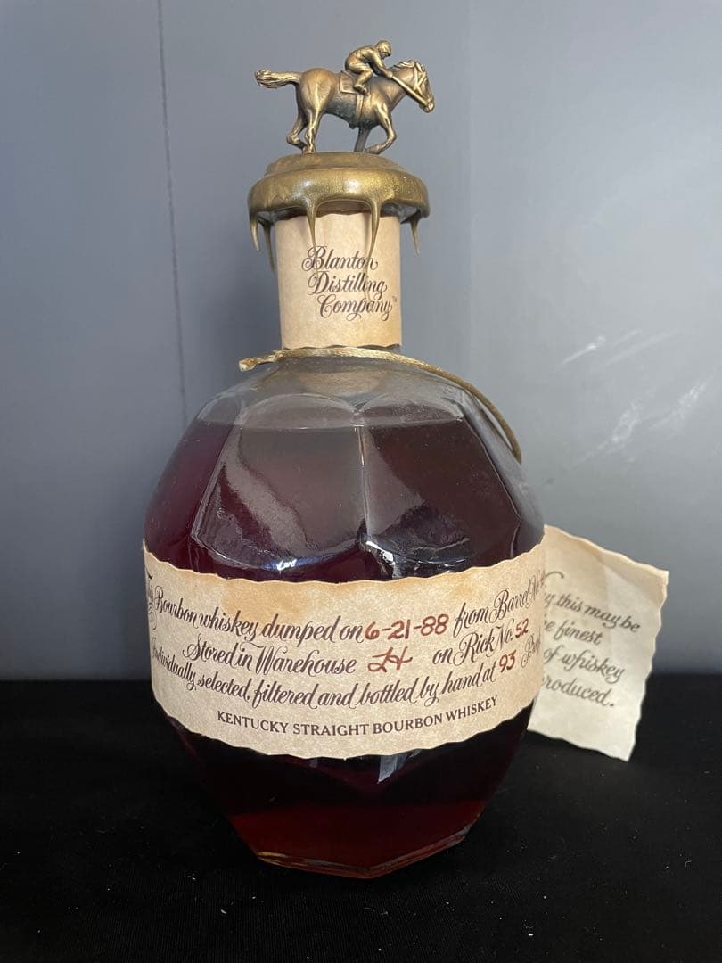 【1988年製】Blanton's ブラントン 未開栓【箱付き】