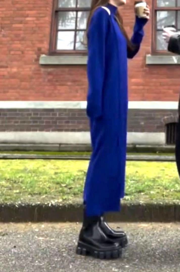 まあ❨新品❩ UN3D. SHOULDER OPEN KNIT OP