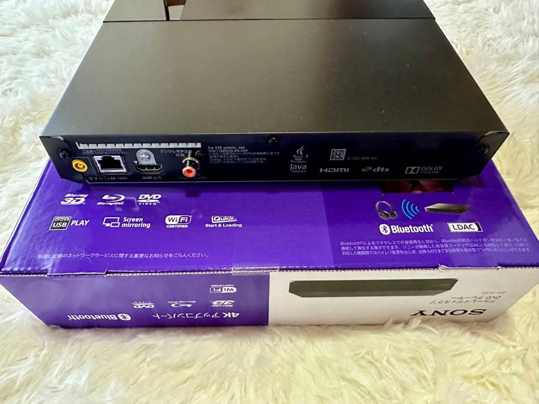 SONY ブルーレイディスク/DVDプレーヤー BDP-S6700