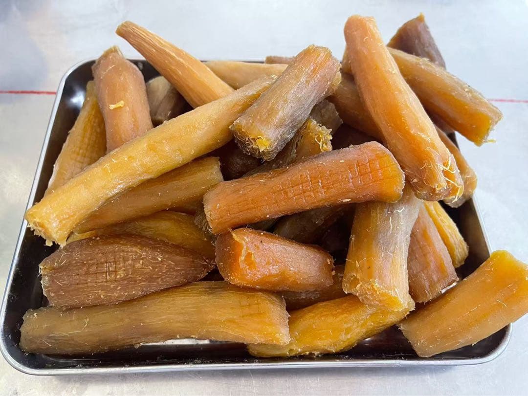 茨城県 柔らかい 紅はるか干し芋 訳あり 黒混じり 丸干し 箱込み2kgx2