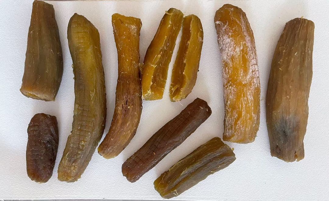 茨城県 柔らかい 紅はるか干し芋 訳あり 黒混じり 丸干し 箱込み2kgx2