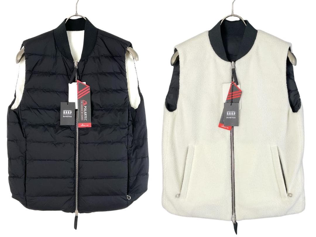 新品 DUVETICA CAPRAIA リバーシブルボアダウンジャケットベスト