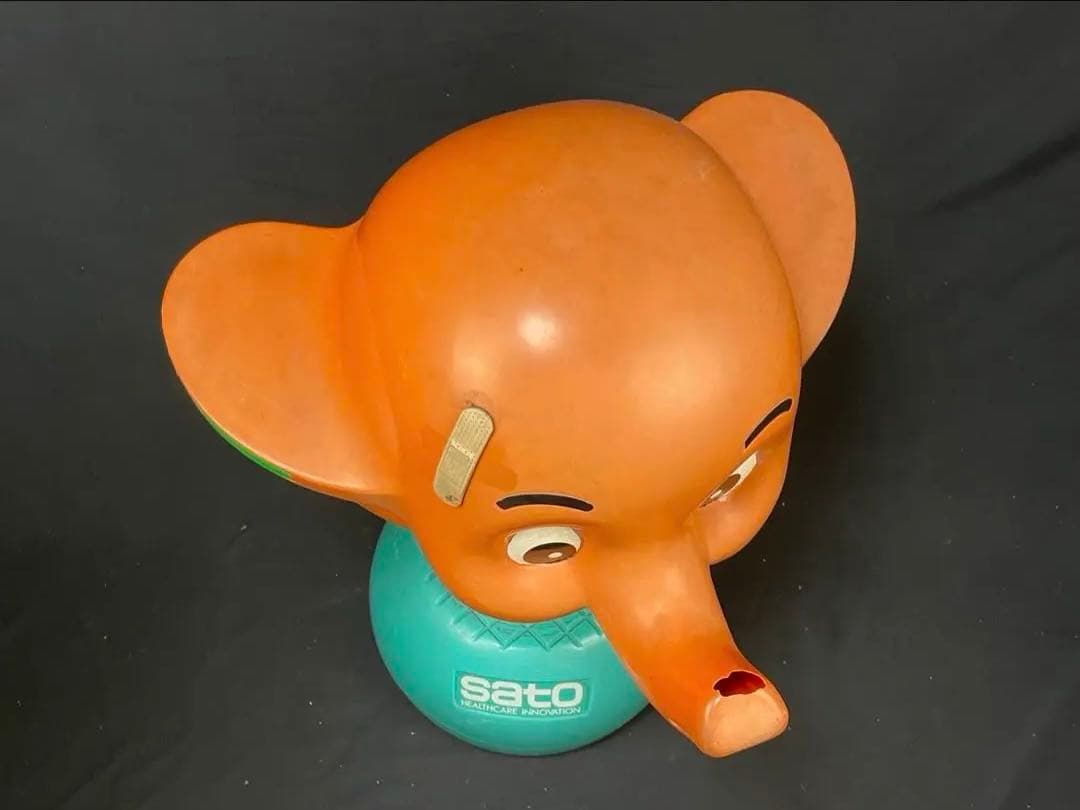 希少！佐藤製薬 サトちゃん 等身大人形 フィギュア 非売品 看板ディスプレイ