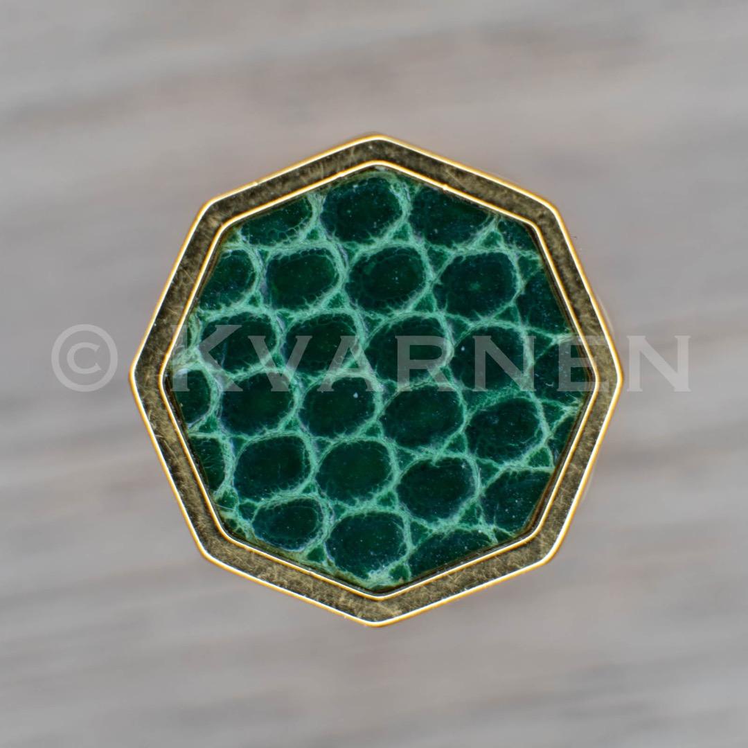 HERMES カフリンクス レザー オクタゴン