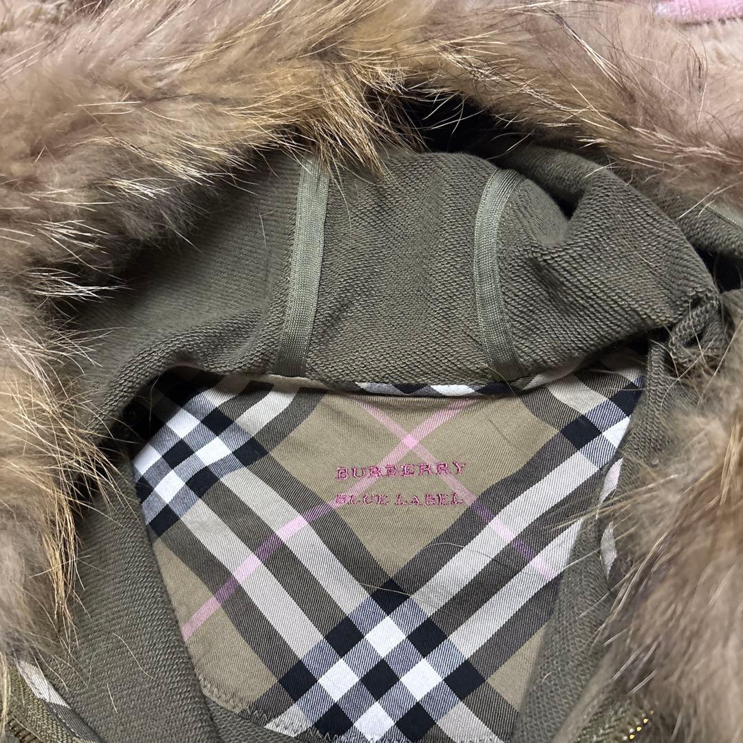 d*3様 Burberry フード付きパーカー オリーブ