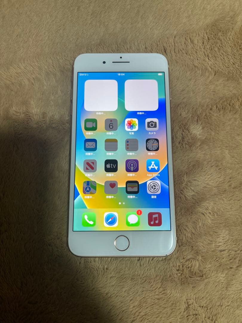 Iphone8 Plus ゴールド256GB SIMフリーバッテリー100％良品