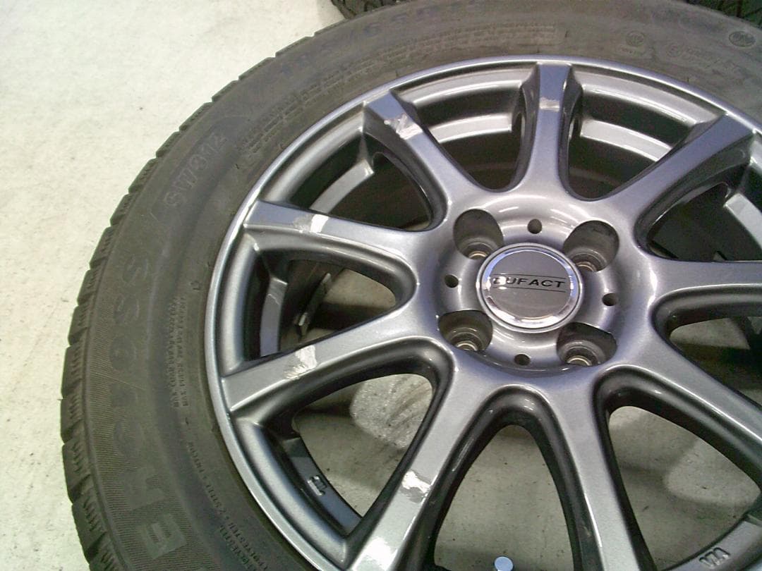 送料込☆中古スタッドレスセット☆185/65R15☆アクア・ノート・デミオ等