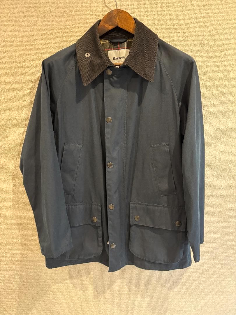 Barbour×BEAMSF 別注 CLASSIC BEDALE ピーチスキン
