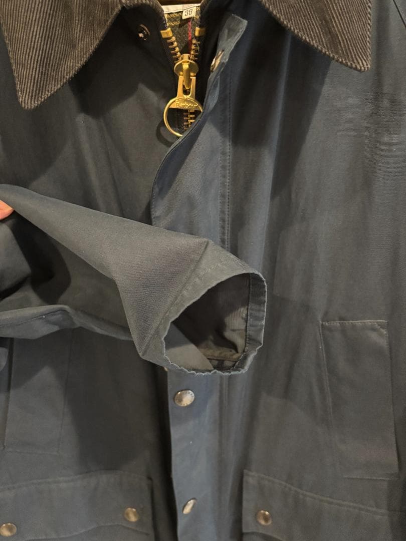 Barbour×BEAMSF 別注 CLASSIC BEDALE ピーチスキン