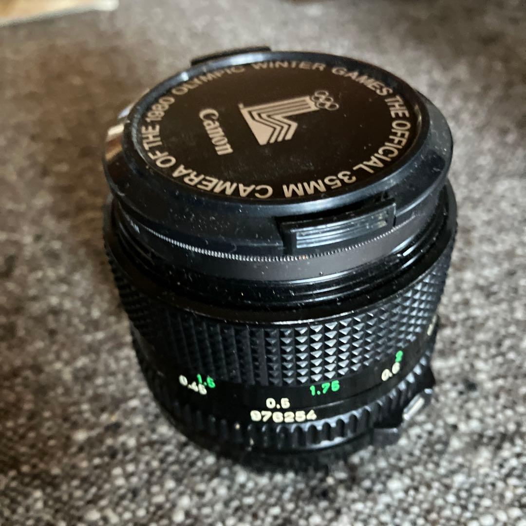 Canon 35MM CAMERA レンズ　キャノン1980年冬季五輪