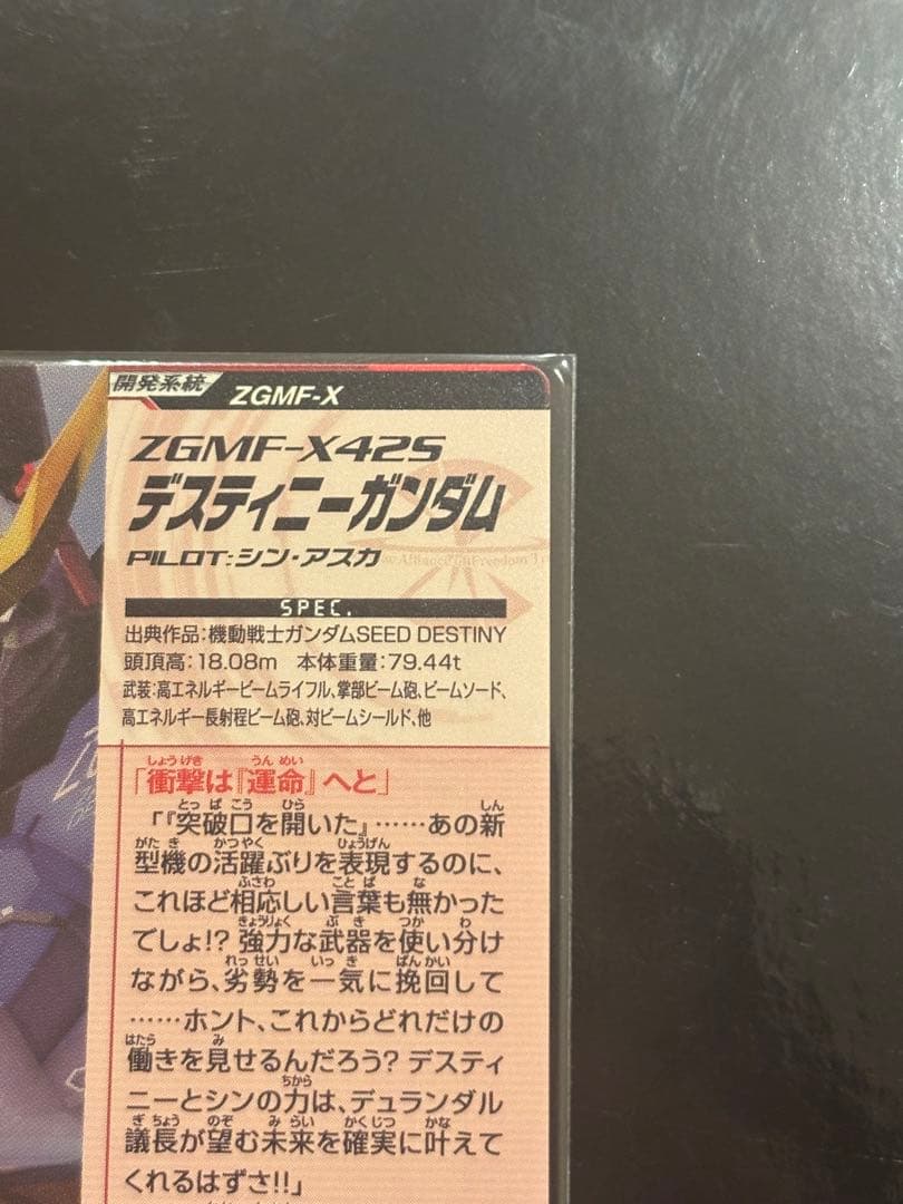 ガンダムトライエイジ　デスティニー　6枚セット