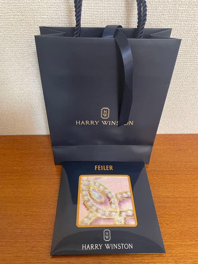 ハリーウィンストン×フェイラー　非売品ハンカチ　新品未使用
