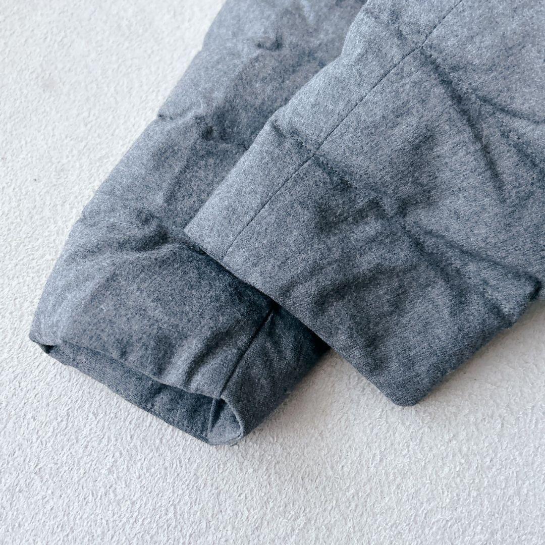 Montecore ダウンジャケット テーラード カノニコ ウール グレー46